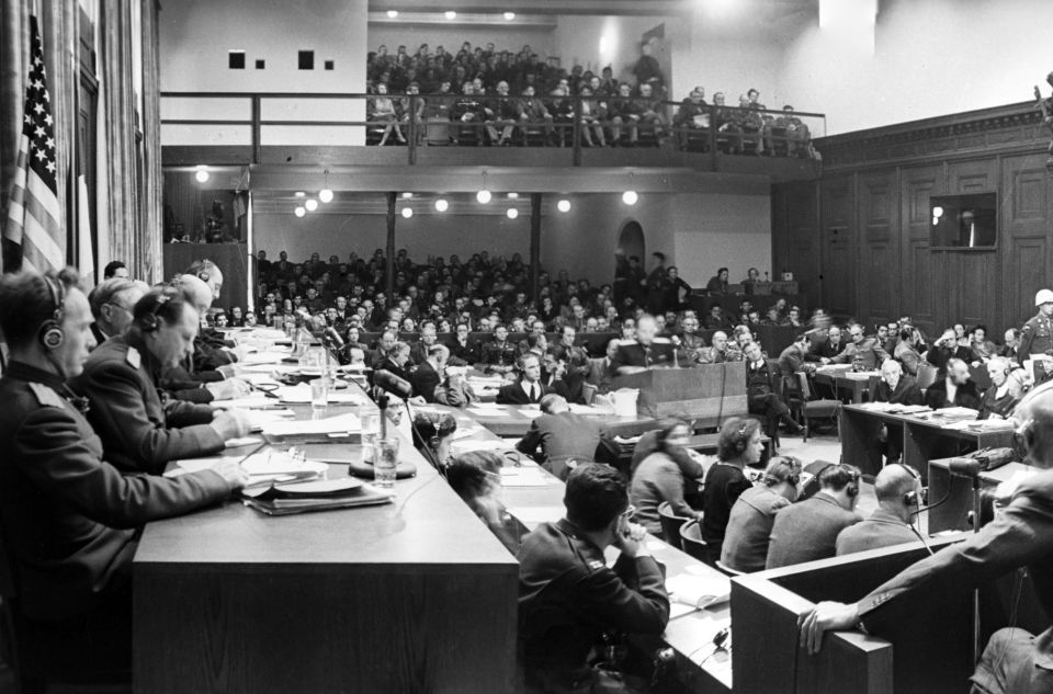 Courtroom 600 of the Palace of Justice, Nuremberg