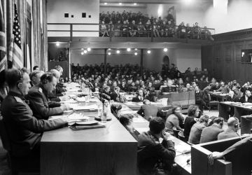 Courtroom 600 of the Palace of Justice, Nuremberg