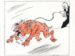 Cartoon by Boris Efimov, 1944