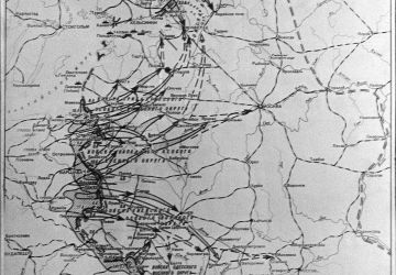 Carte schématique du «plan Barbarossa». Le plan de la guerre de l'Allemagne fasciste contre l'URSS. En 1940, Adolf Hitler a signé la Directive N°21 , baptisée «Barbarossa».