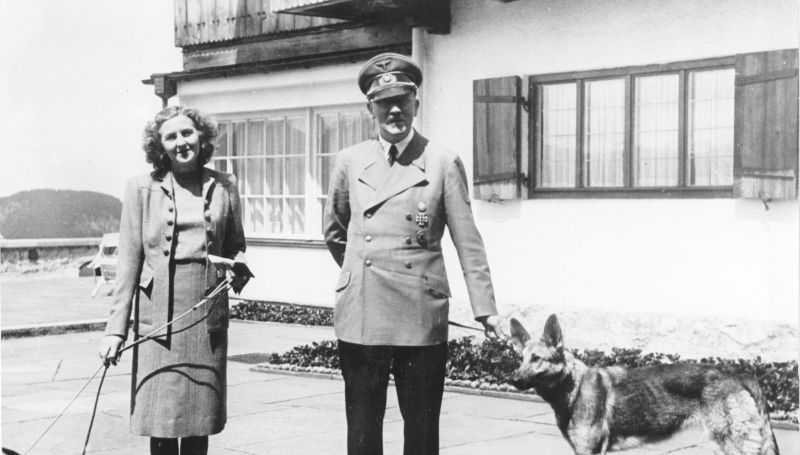 Adolf Hitler and Eva Braun