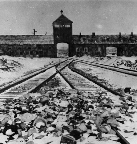 Nazilager Auschwitz, Polen 1945. 