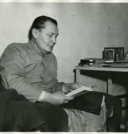 Hermann Göring im Nürnberger Gefängnis. Gemeinfrei