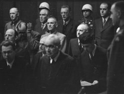 Angeklagte im Nürnberger Tribunal