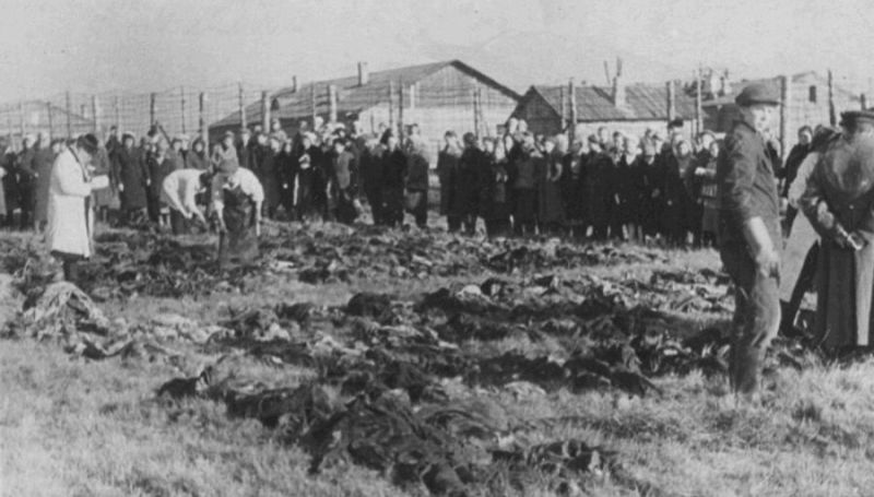 Inspection de la Commission régionale extraordinaire (TchGK) de Smolensk du camp de concentration n°126, ouverture des lieux de sépulture et exhumation des restes de prisonniers, septembre - octobre 1943, Archives d’État de la Fédération de Russie. F. R-7021. Op 44. D. 1089. L. 183.