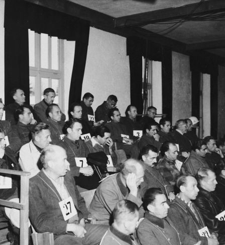American Military Tribunal Sentences 36 Dachau Guards to Death