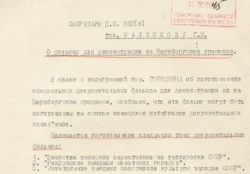 Letter to Malenkov