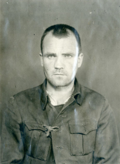 Der Angeklagte Eduard Sonnenfeld, Kommandeur der Strafgruppe des 322. Infanterieregiments. 