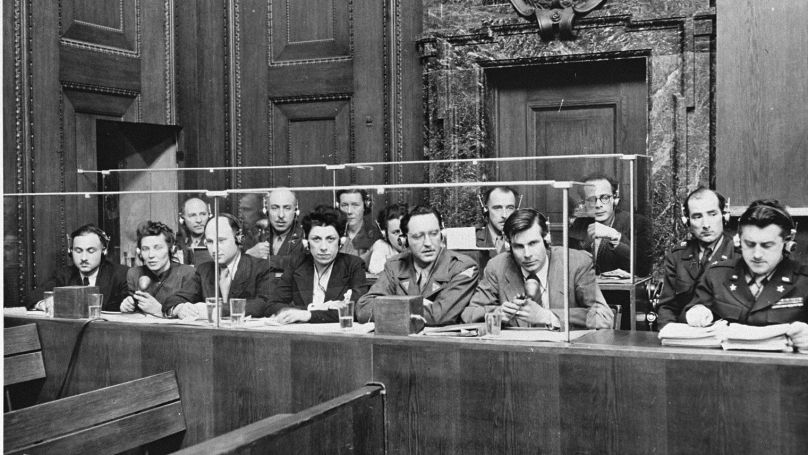 Procès de Nuremberg, le box des interprètes