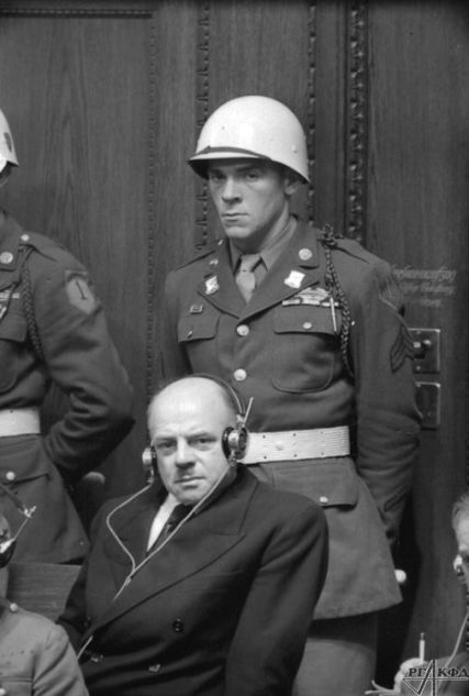 Fritz Sauckel at the 1945–1946 Nuremberg Trials