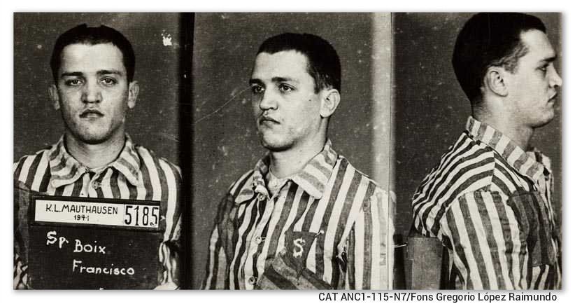 Francois Boix, der bereits einige Lager hinter sich hatte, wird am 27. Januar 1941 zum Häftling Nr.5185 im KZ Mauthausen.
Der 20-Jährige überlebte im Lager dank seines Berufs – er wurde zur Arbeit ins Fotolabor geschickt. Seine offizielle Aufgabe war das Fotografieren der Häftlinge, falls sie fliehen, und Parade-Aufnahmen für Berichterstattungen nach Berlin. Doch in der Praxis schossen die Fotografen (sie alle waren SS-Offiziere) Bilder vom ganzen Geschehen in dem Lager – Erschießungen, Selbstmorde, Alltag und Arbeit der Häftlinge.
Zusammen mit einem anderen Laboranten – dem Spanier Antonio Garcia Alonso  - beschloss Francois, Negativfilme von entlarvenden Aufnahmen zu stehlen und zu verstecken. Selbst konnten sie das Lager nicht verlassen, weshalb sie gefangene Spanier kontaktierten, die jeden Tag zur Arbeit in einer Grube nahe der Stadt Mauthausen gebracht wurden. Junge Häftlinge lernten die Einheimische Anna Pointner und ihre Töchter kennen. Die Spanier brachten geheime Negativfilme von Tausenden Aufnahmen nach außerhalb des Lagers; die Familie Annas versteckte sie in einer Mauer nahe ihres Hauses.