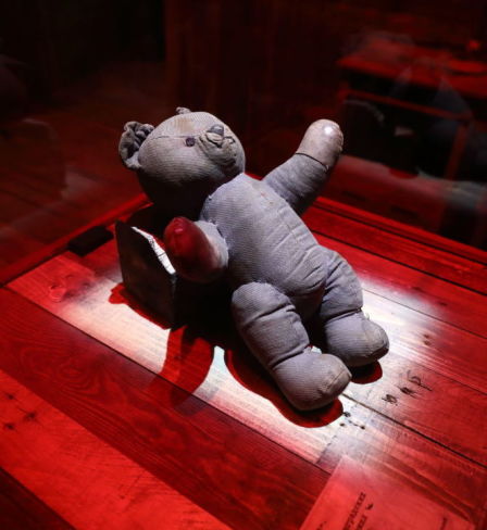 A children's toy. A piece of the exposition “No measure, no name, no comparison” from collections of the State Memorial Museum of Leningrad Defence and Siege © Photo by Dmitri Alekseev
