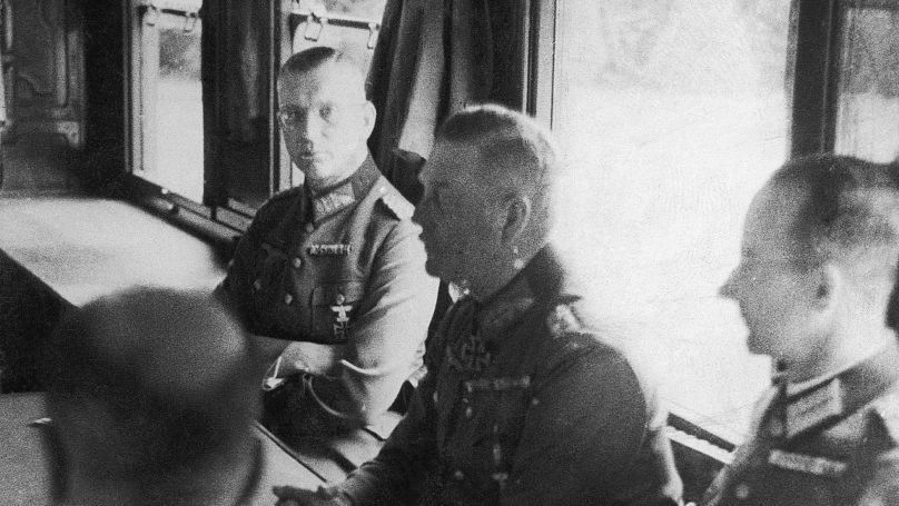 German General Wilhelm Keitel during the signing of the German-French armistice in the Compiègne Forest on 22 June 1940. © AP Photo