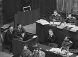 Examination of Witness Samuel Roizman (left) RGAKFD, Archive No. C-3197 © Web Portal “Nazi Crimes in the USSR”, Y. A. Khaldei