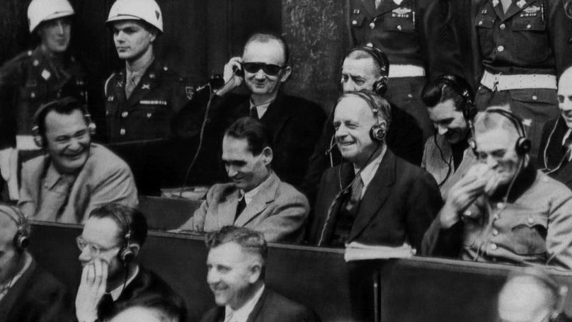 Nazi criminals during Nuremberg trial