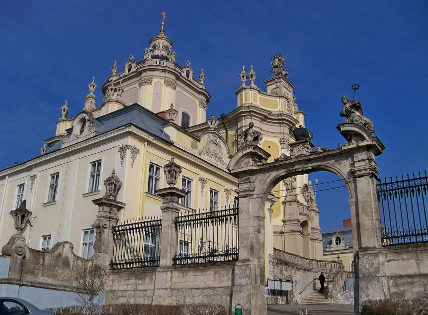 Cathédrale Saint-Georges de Lvov, où a eu lieu le concile de mars 1946.