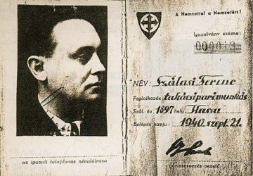 Carte du parti de Szálasi