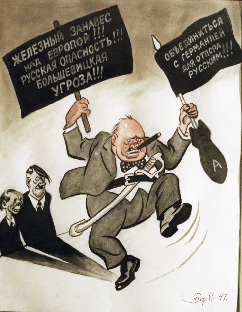 «Intervention à Fulton», caricature de l’artiste Boris Efimov 