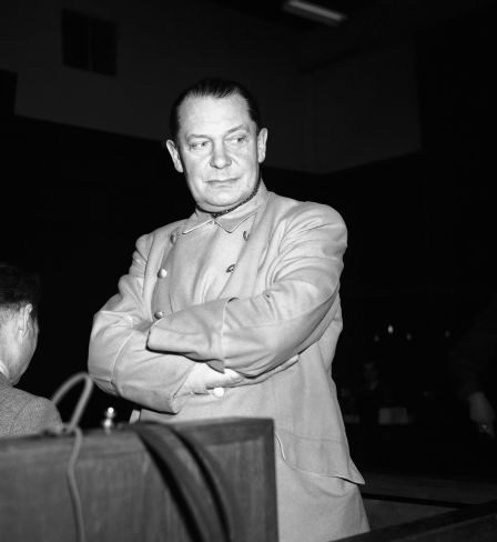 Hermann Göring lors du procès de Nuremberg, le 20 février 1946.