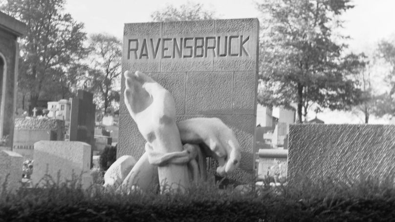 Monument to the victims of the Ravensbruck concentration camp in the Père Lachaise Cemetery
