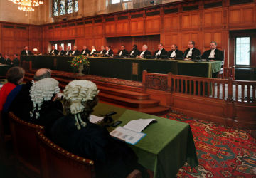 Public hearing at the ICJ