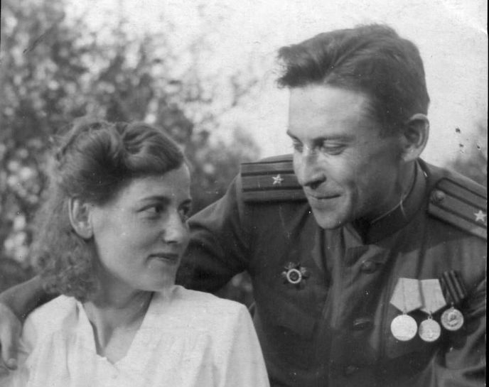 Mikhail Loshchits and Tamara Grabovenko, 1946