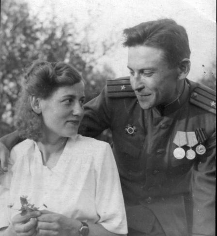Mikhail Loshchits and Tamara Grabovenko, 1946