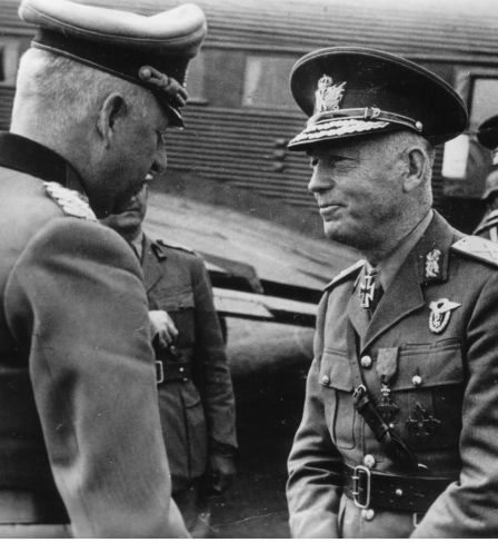 Erich von Manstein et Ion Antonescu, 1943
