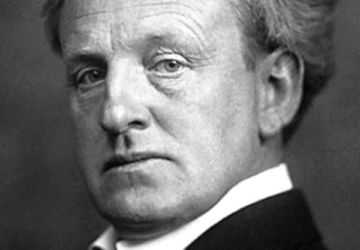 Gerhart Hauptmann, prix Nobel de littérature, 1912.