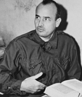 Hans Frank in seiner Zelle, November 1945.