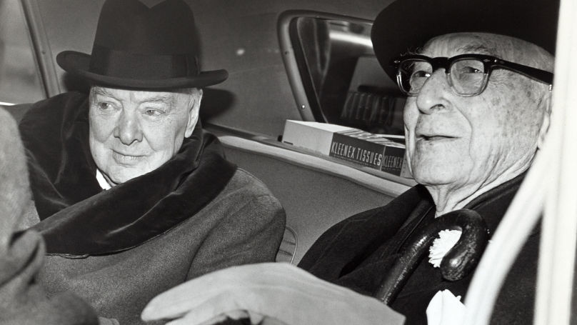 Winston Churchill et Bernard Baruch, 1961