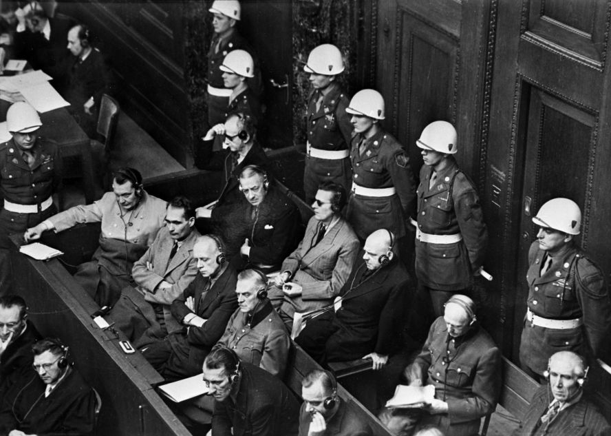 Nuremberg Trials. 20 November 1945 – 1 October 1946. In the dock.