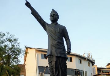 Statue of Ram Manohar Lohia at Lohia Maidan, Margao, Goa.