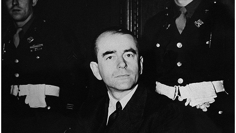 Albert Speer, Minister of Production, at the Nuremberg trials
