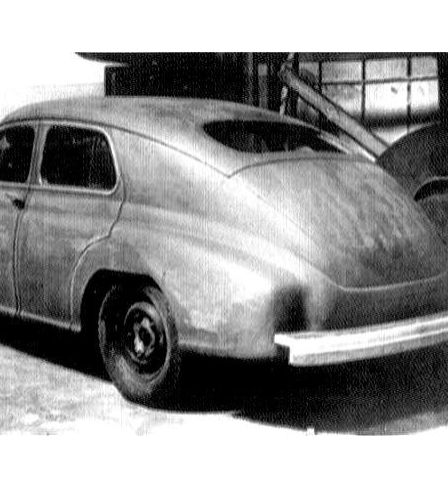 An early mockup for the Pobeda GAZ-M-20, summer 1944
