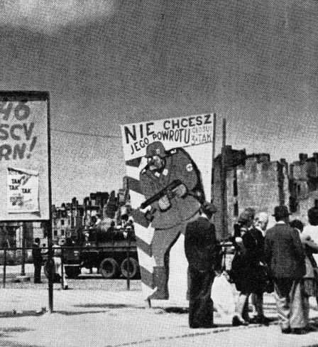 Campagne d’agitation pour le référendum populaire à Varsovie, 1946