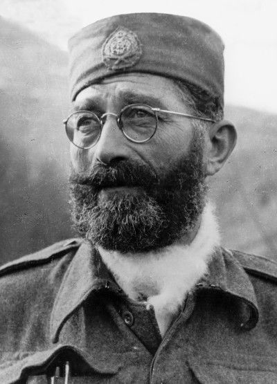 Dragoljub "Draža" Mihailović, leader of the Chetnik movement, 1943.