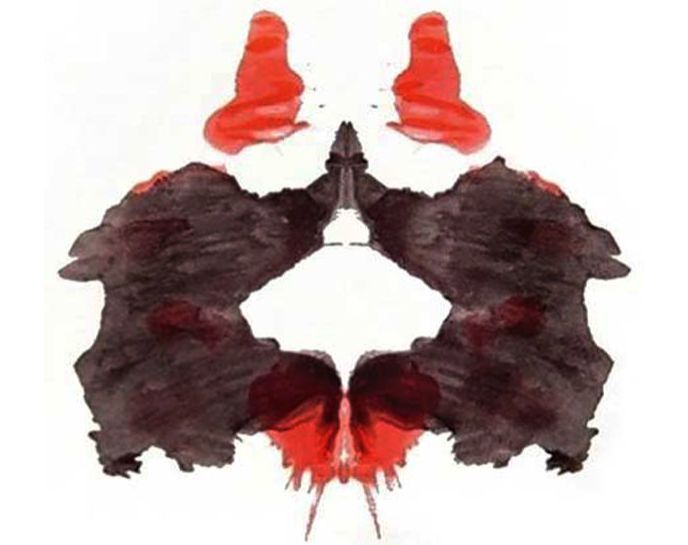 Planche du test de Rorschach