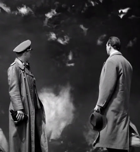 A screenshot from the movie "Schindler's List" 