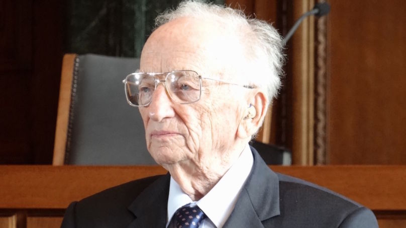 Ferencz, who is still alive and aged 101, was awarded the Erasmus Prize in 2009 for Notable Contributions to European Culture, Society and the Social Sciences 