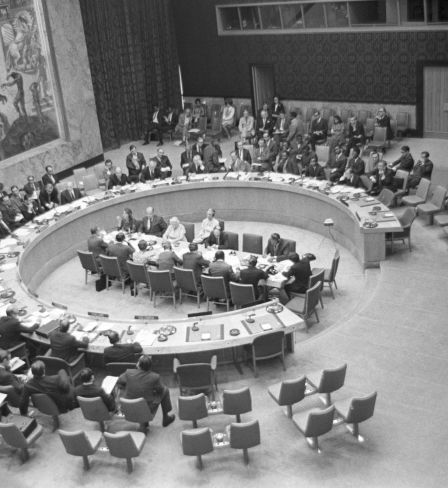 Réunion du Conseil de sécurité de l'Onu