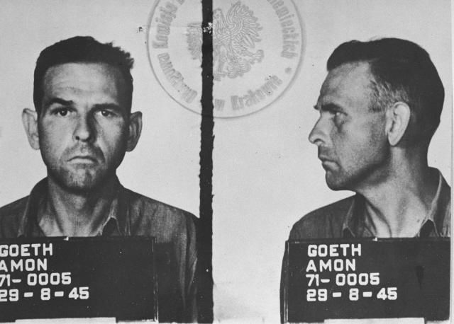 Amon Göth after he was detained in 1945.
