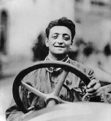 Enzo Ferrari au début de sa carrière