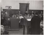 Interrogatoire du Dr Hans Gramm, témoin de la défense au procès des Juges, le troisième des 12 «procès successeurs». 