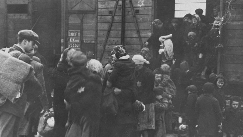 Jews arriving at Treblinka