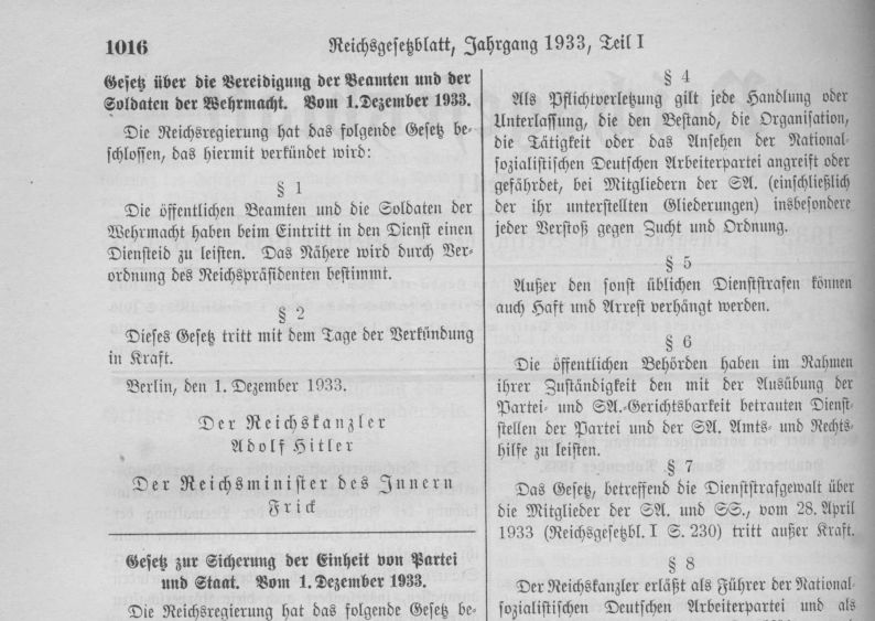 Nsdap: Law To Safeguard The Unity Of Party And State 